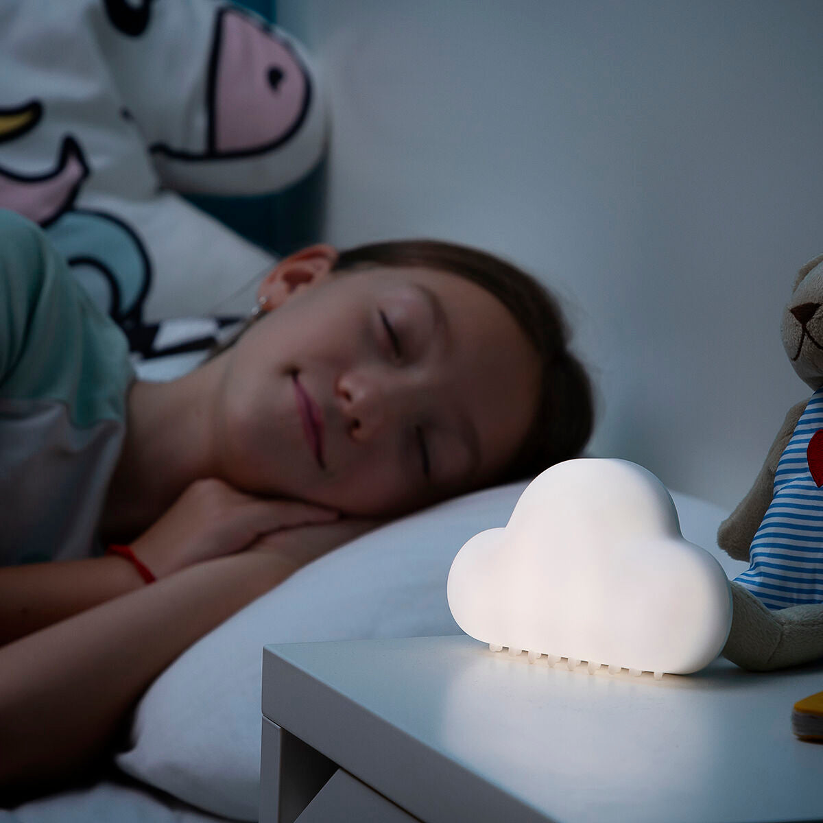 Portable Smart LED Sleep Lamp for Kids | Rechargeable, Magnetic, Auto & Manual Modes